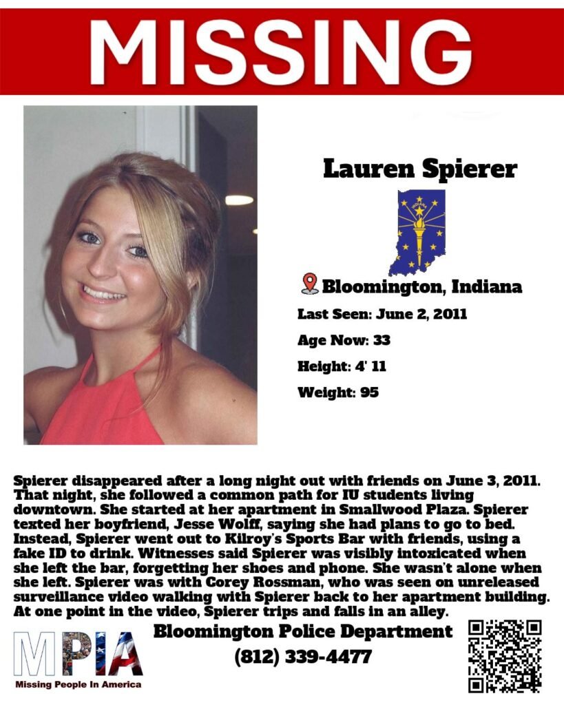 Lauren Spierer Missing Flyer